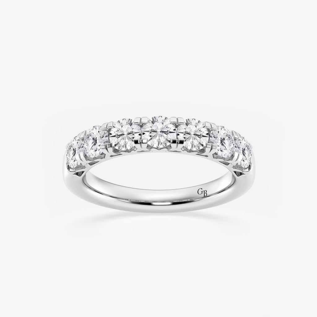 GWA043 - 1 1/2 ctw Round Lab Grown Diamond Seven-Stone Anniversary Band