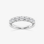 GWA043 - product video for 1 1/2 ctw Round Lab Grown Diamond Seven-Stone Anniversary Band