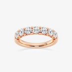 GWA043 - product video for 1 1/2 ctw Round Lab Grown Diamond Seven-Stone Anniversary Band