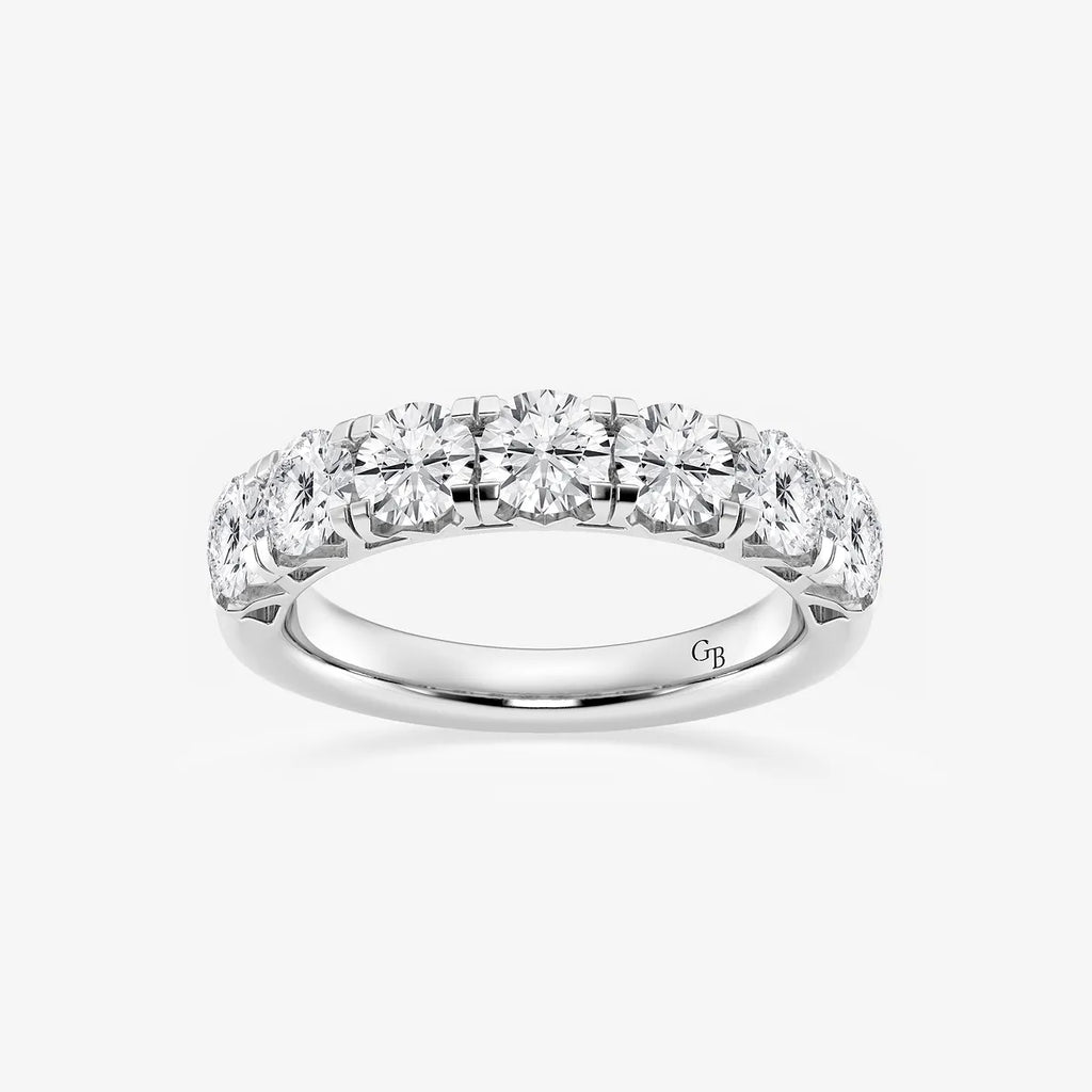 GWA043 - product video for 2 ctw Round Lab Grown Diamond Seven-Stone Anniversary Band