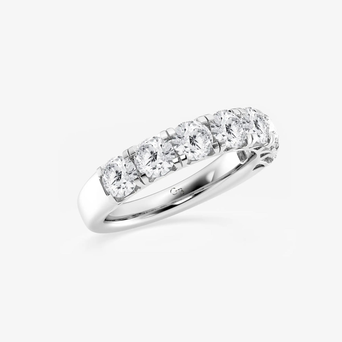 GWA043 - Additional Image 1 for  2 ctw Round Lab Grown Diamond Seven-Stone Anniversary Band