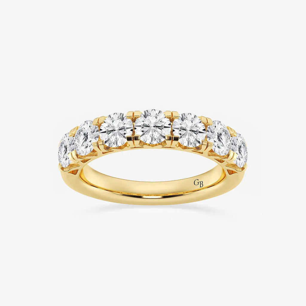 GWA043 - product video for 2 ctw Round Lab Grown Diamond Seven-Stone Anniversary Band