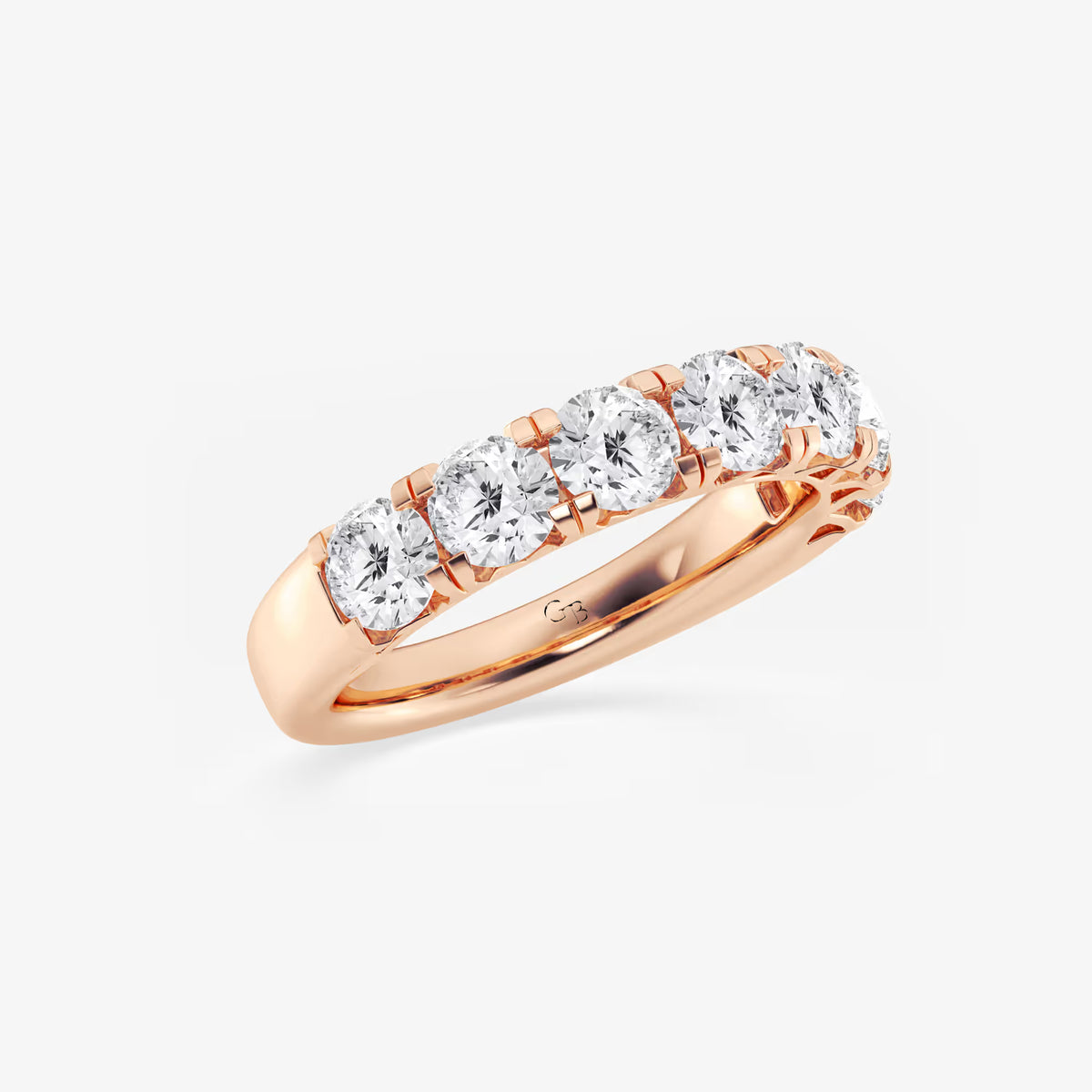 GWA043 - Additional Image 1 for  2 ctw Round Lab Grown Diamond Seven-Stone Anniversary Band