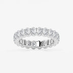 GWA048 - product video for 2 2/3 ctw Oval Lab Grown Diamond Eternity Band - 4.2mm Width