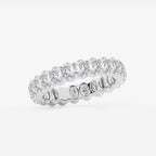 GWA048 - Additional Image 1 for  2 2/3 ctw Oval Lab Grown Diamond Eternity Band - 4.2mm Width