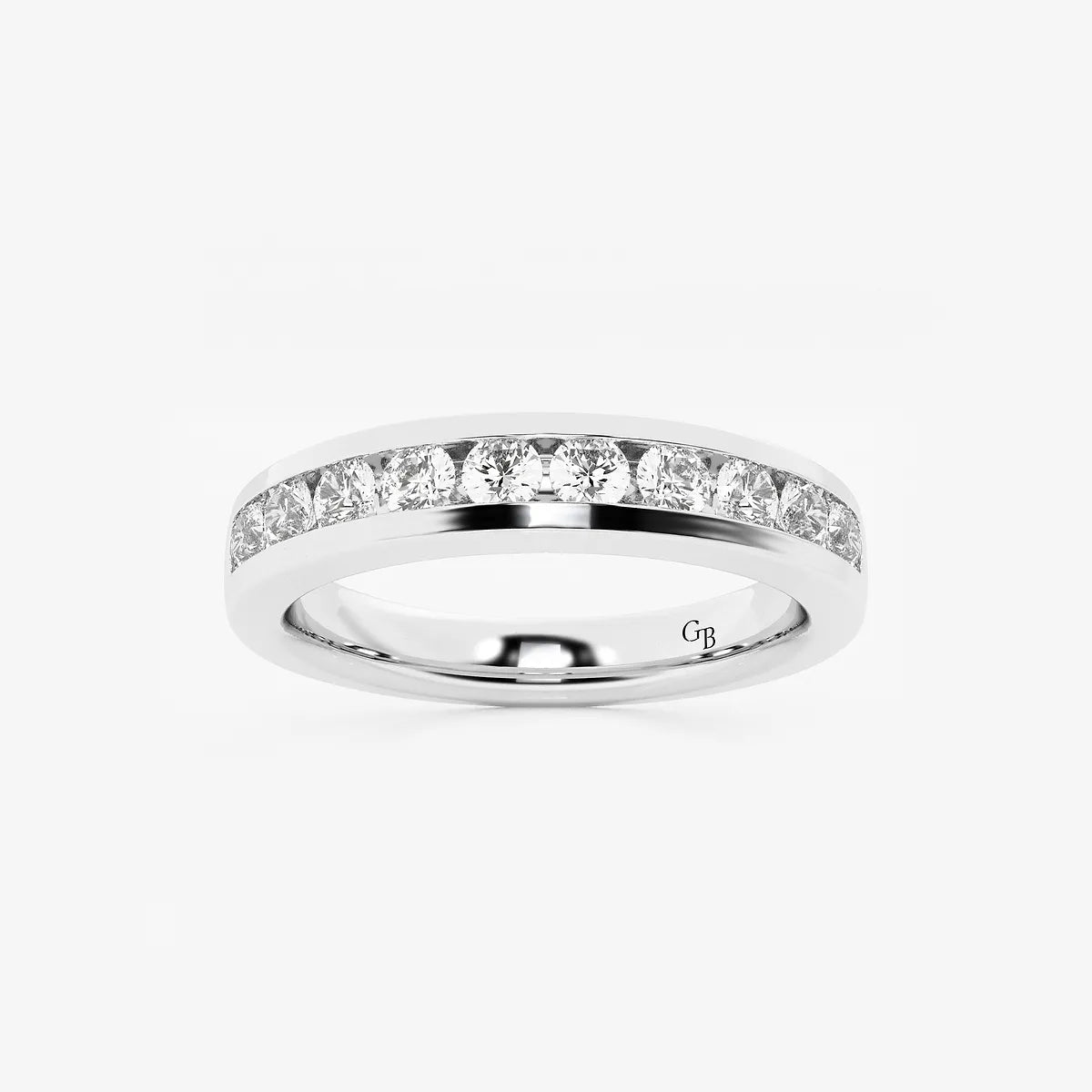 GWA049 - product video for 1/2 ctw Round Lab Grown Diamond Wedding Band