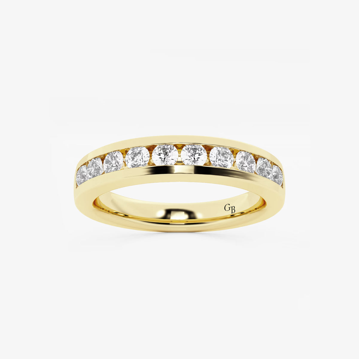 GWA049 - 1/2 ctw Round Lab Grown Diamond Wedding Band