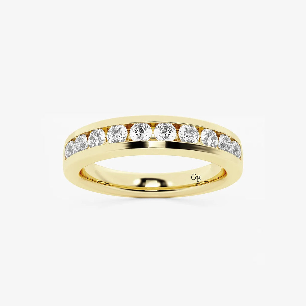 GWA049 - product video for 1/2 ctw Round Lab Grown Diamond Wedding Band