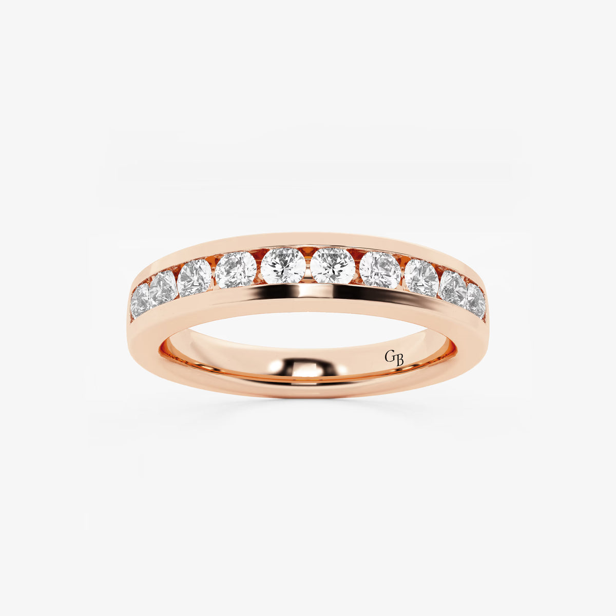 GWA049 - 1/2 ctw Round Lab Grown Diamond Wedding Band