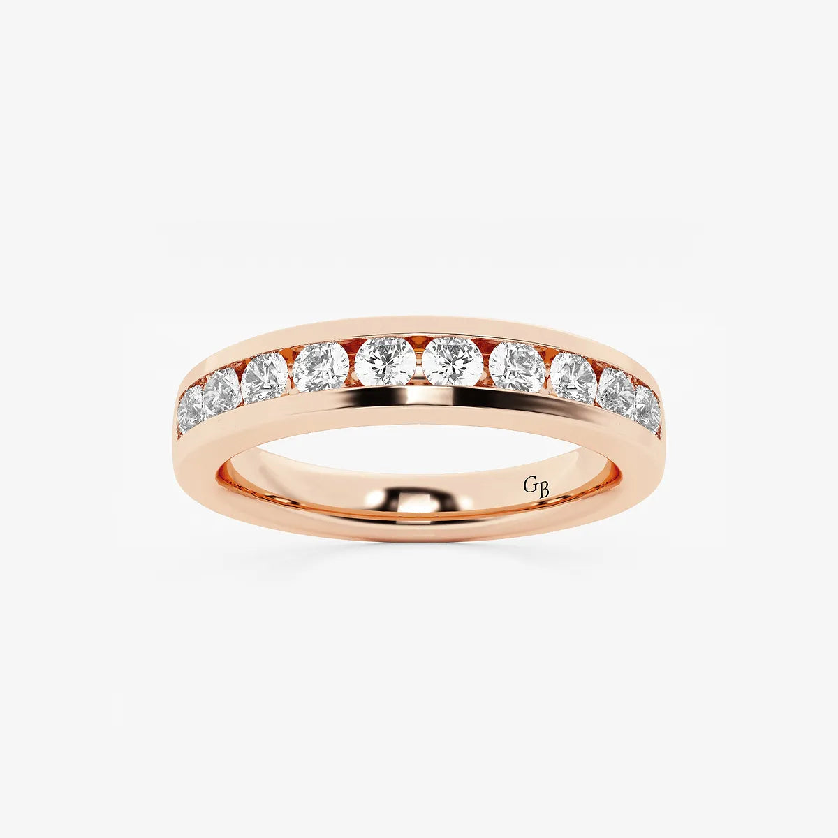 GWA049 - product video for 1/2 ctw Round Lab Grown Diamond Wedding Band