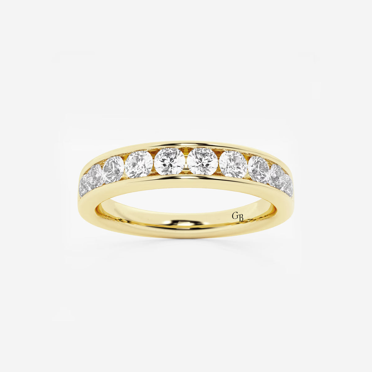 GWA049 - 3/4 ctw Round Lab Grown Diamond Wedding Band