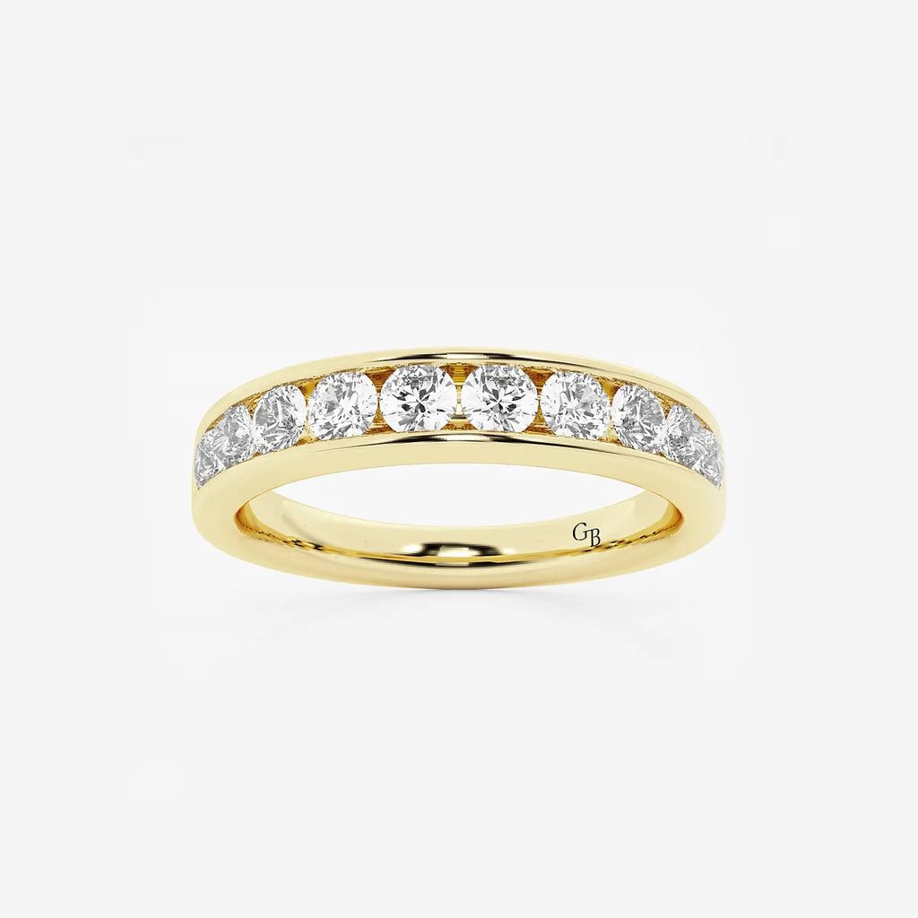 GWA049 - product video for 3/4 ctw Round Lab Grown Diamond Wedding Band