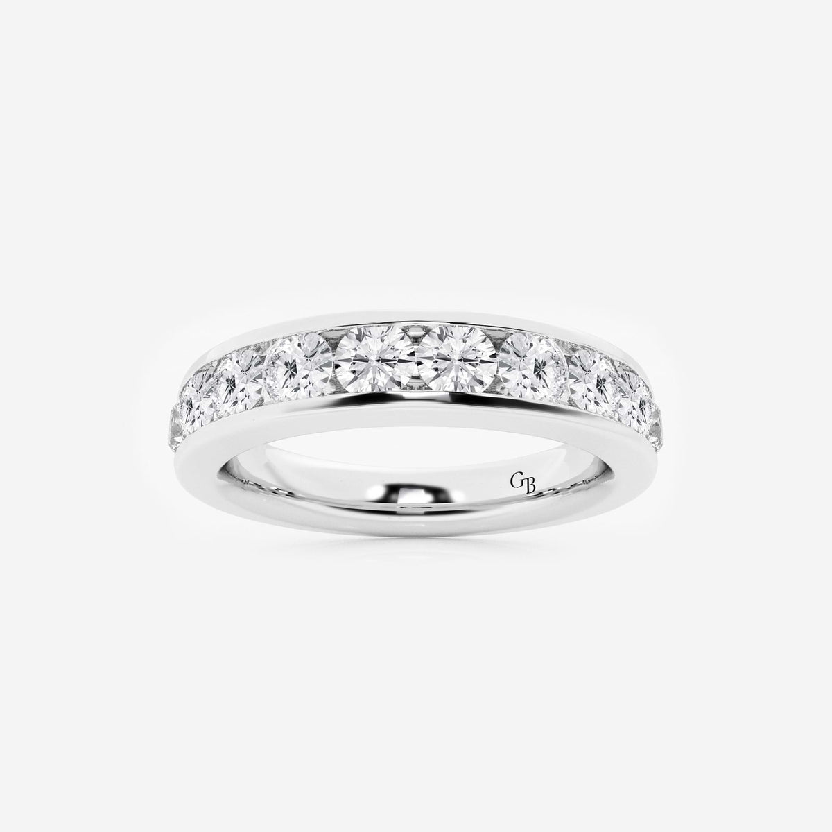 GWA049 - 1 ctw Round Lab Grown Diamond Wedding Band