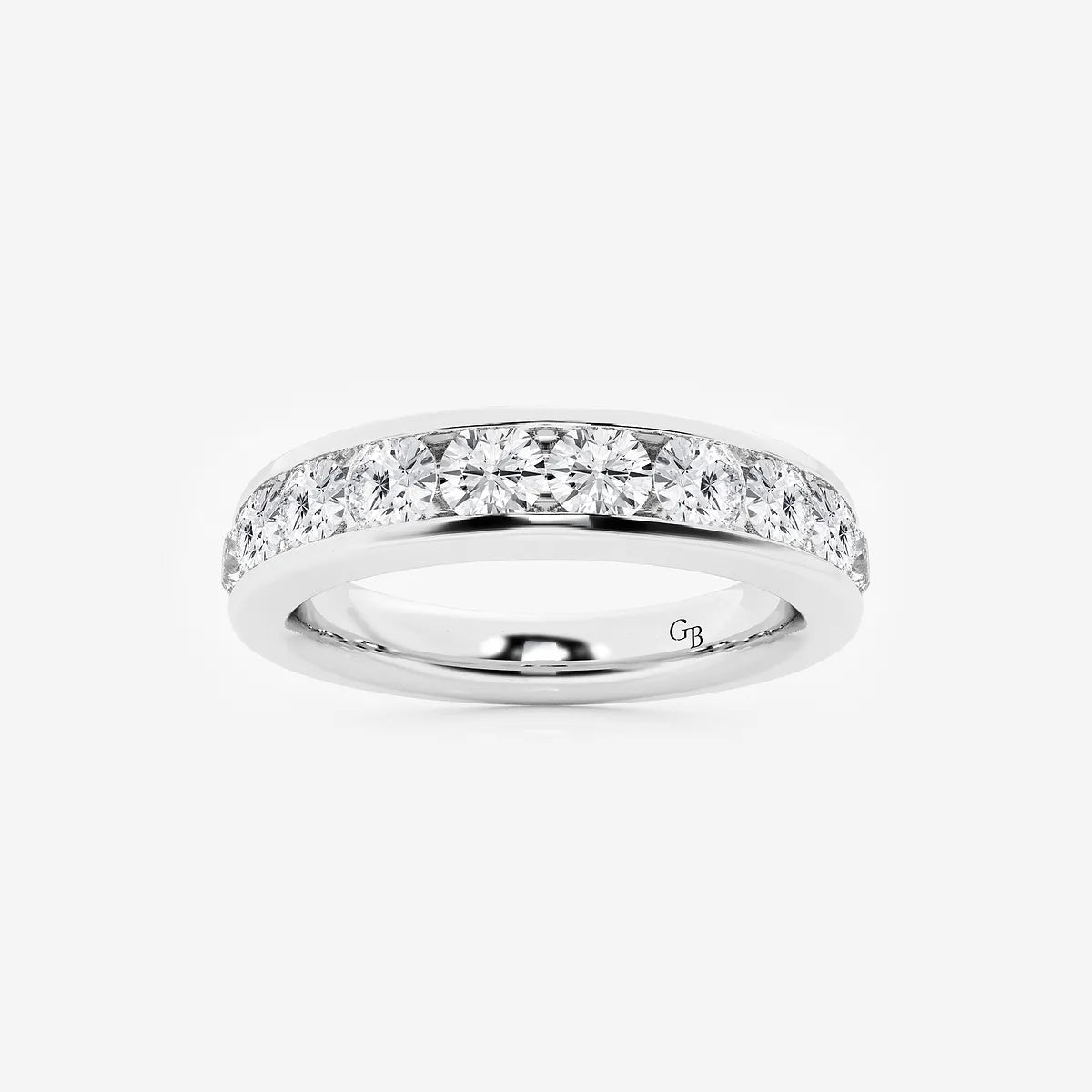 GWA049 - product video for 1 ctw Round Lab Grown Diamond Wedding Band