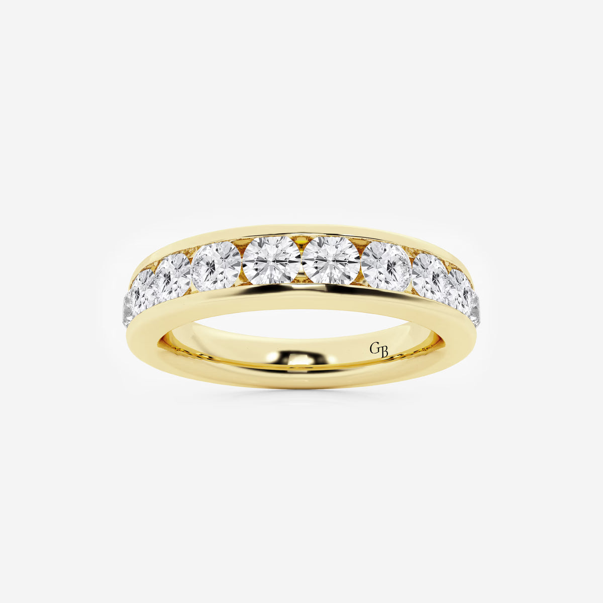GWA049 - 1 ctw Round Lab Grown Diamond Wedding Band