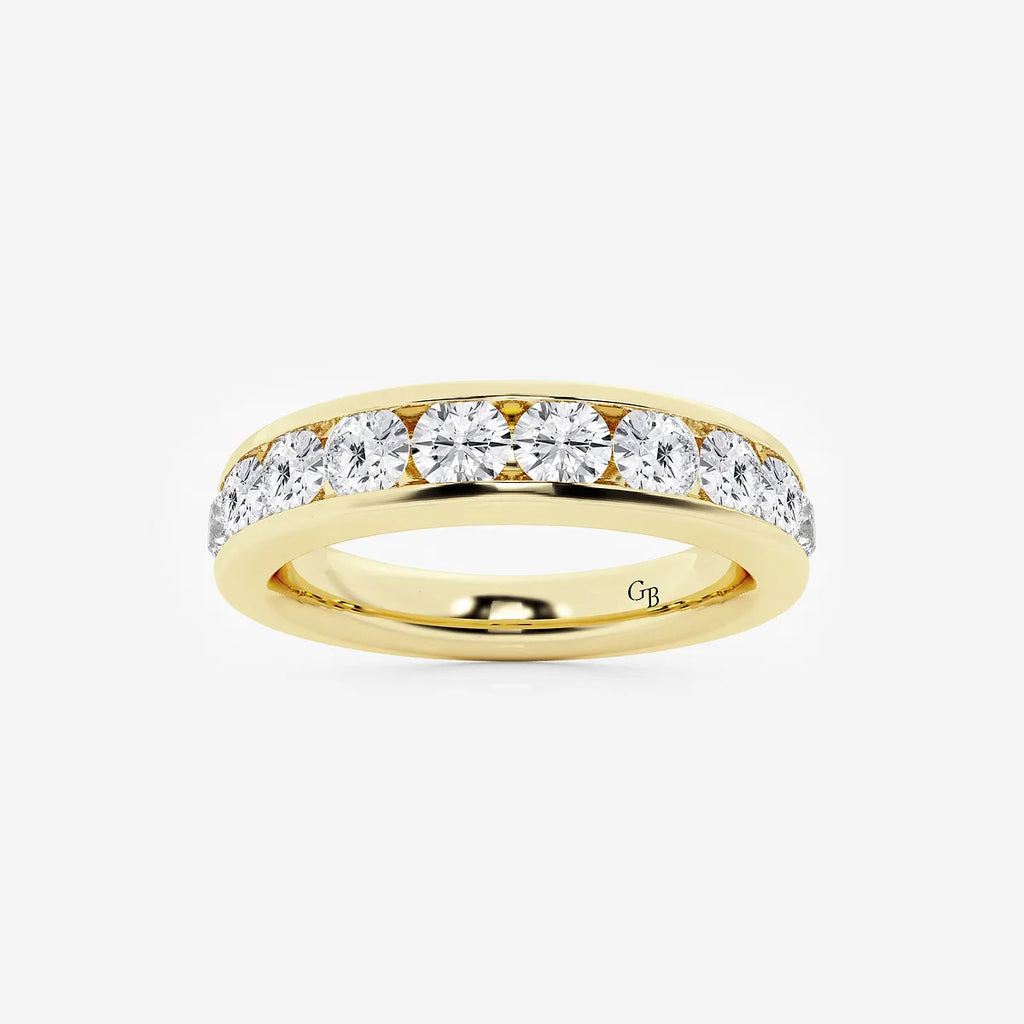 GWA049 - product video for 1 ctw Round Lab Grown Diamond Wedding Band