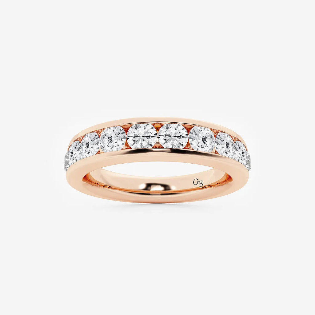 GWA049 - product video for 1 ctw Round Lab Grown Diamond Wedding Band