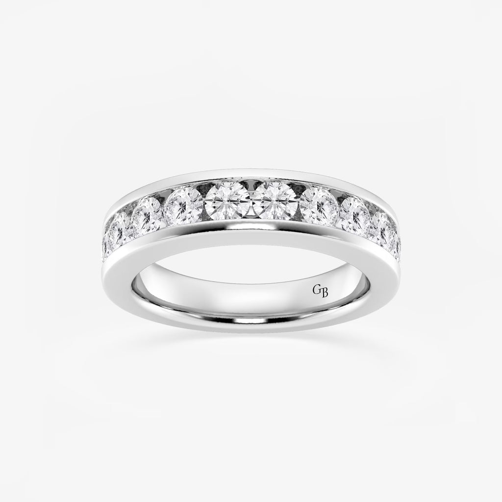 GWA049 - 1 1/2 ctw Round Lab Grown Diamond Wedding Band