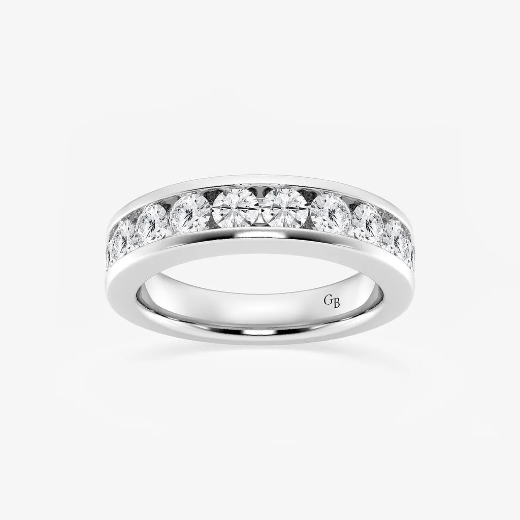 GWA049 - product video for 1 1/2 ctw Round Lab Grown Diamond Wedding Band