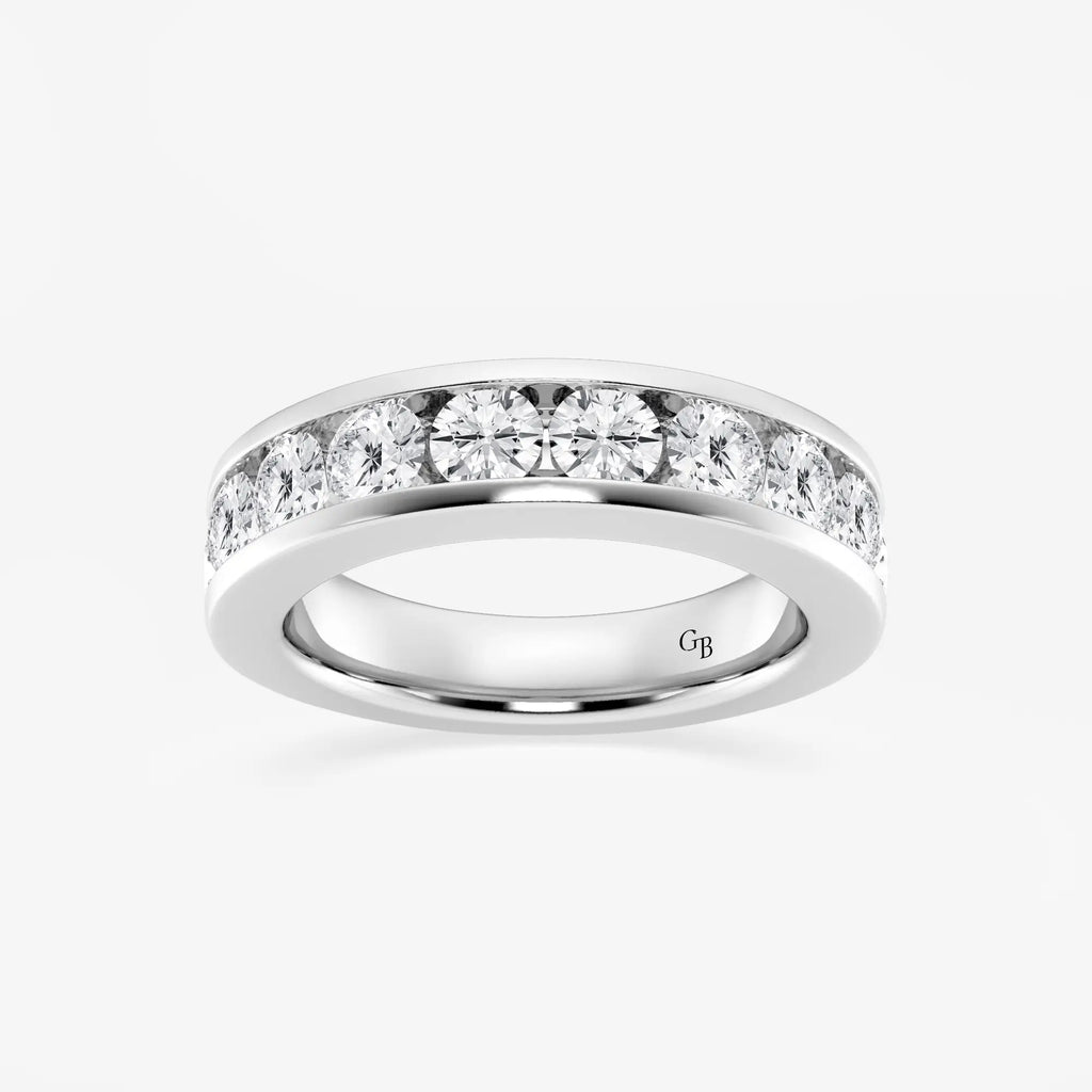 GWA049 - 2 ctw Round Lab Grown Diamond Wedding Band