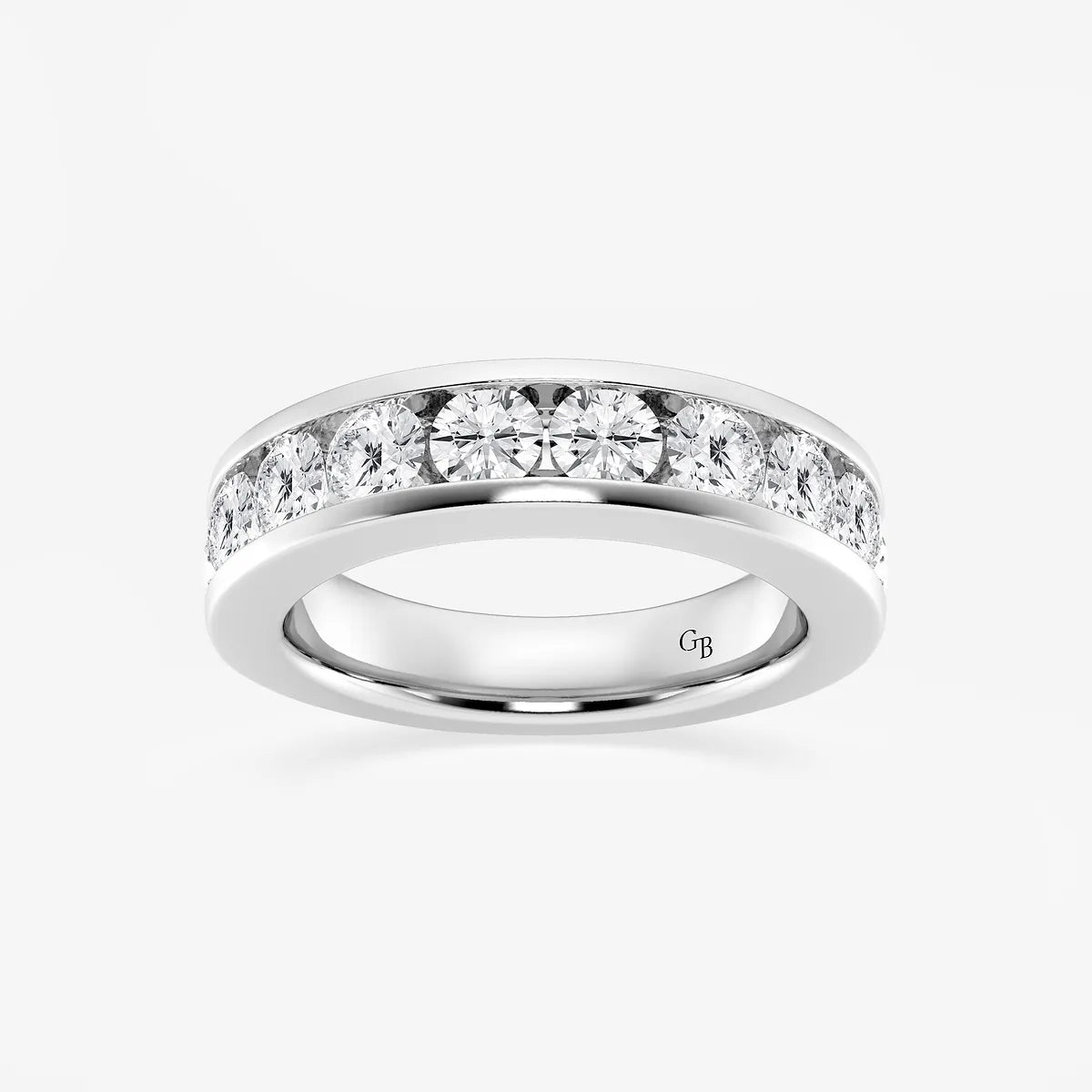 GWA049 - product video for 2 ctw Round Lab Grown Diamond Wedding Band