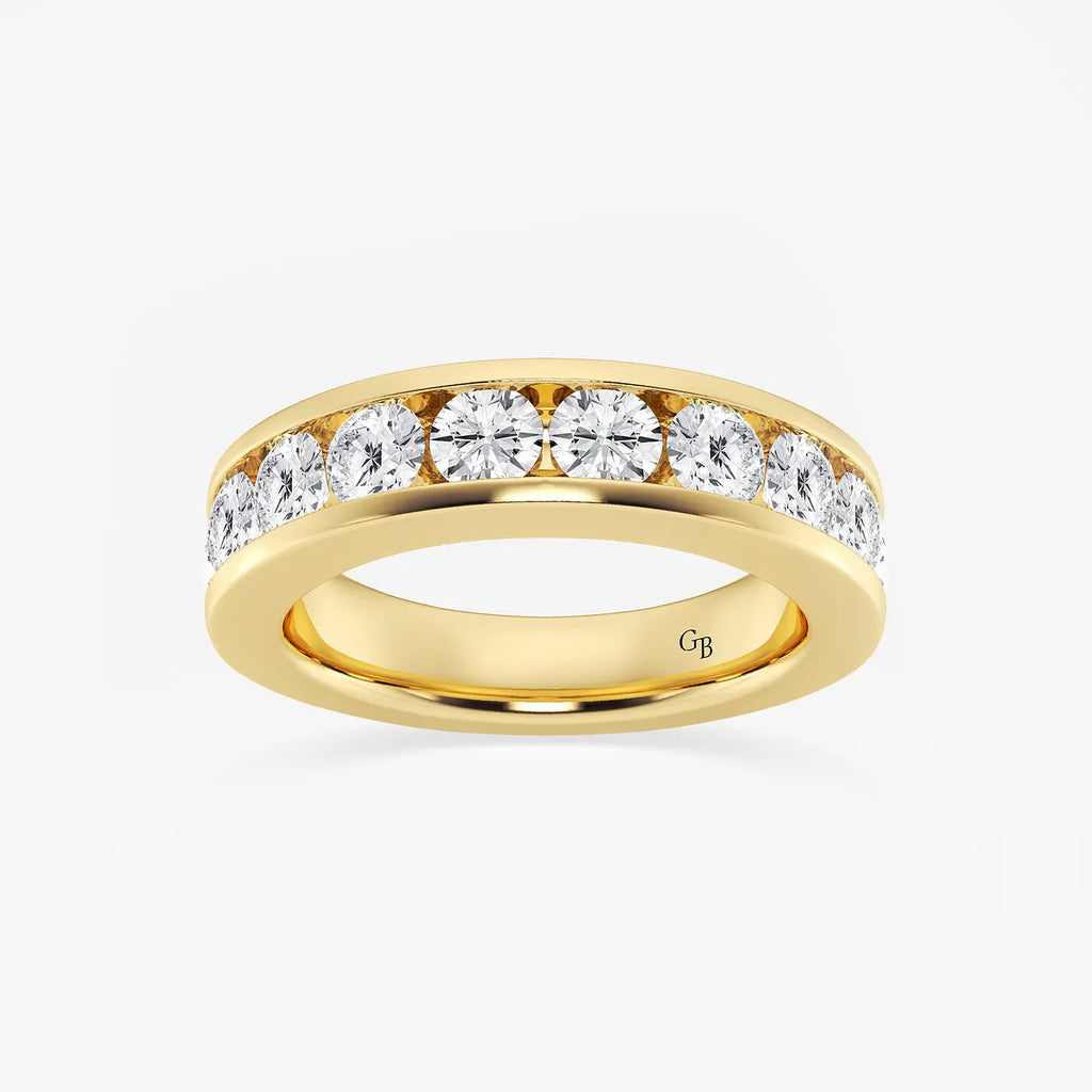 GWA049 - product video for 2 ctw Round Lab Grown Diamond Wedding Band