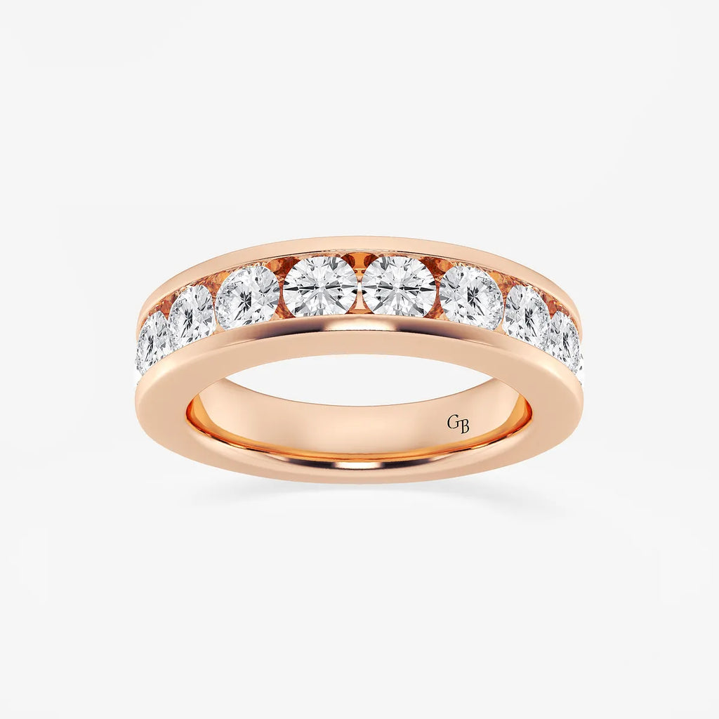 GWA049 - product video for 2 ctw Round Lab Grown Diamond Wedding Band