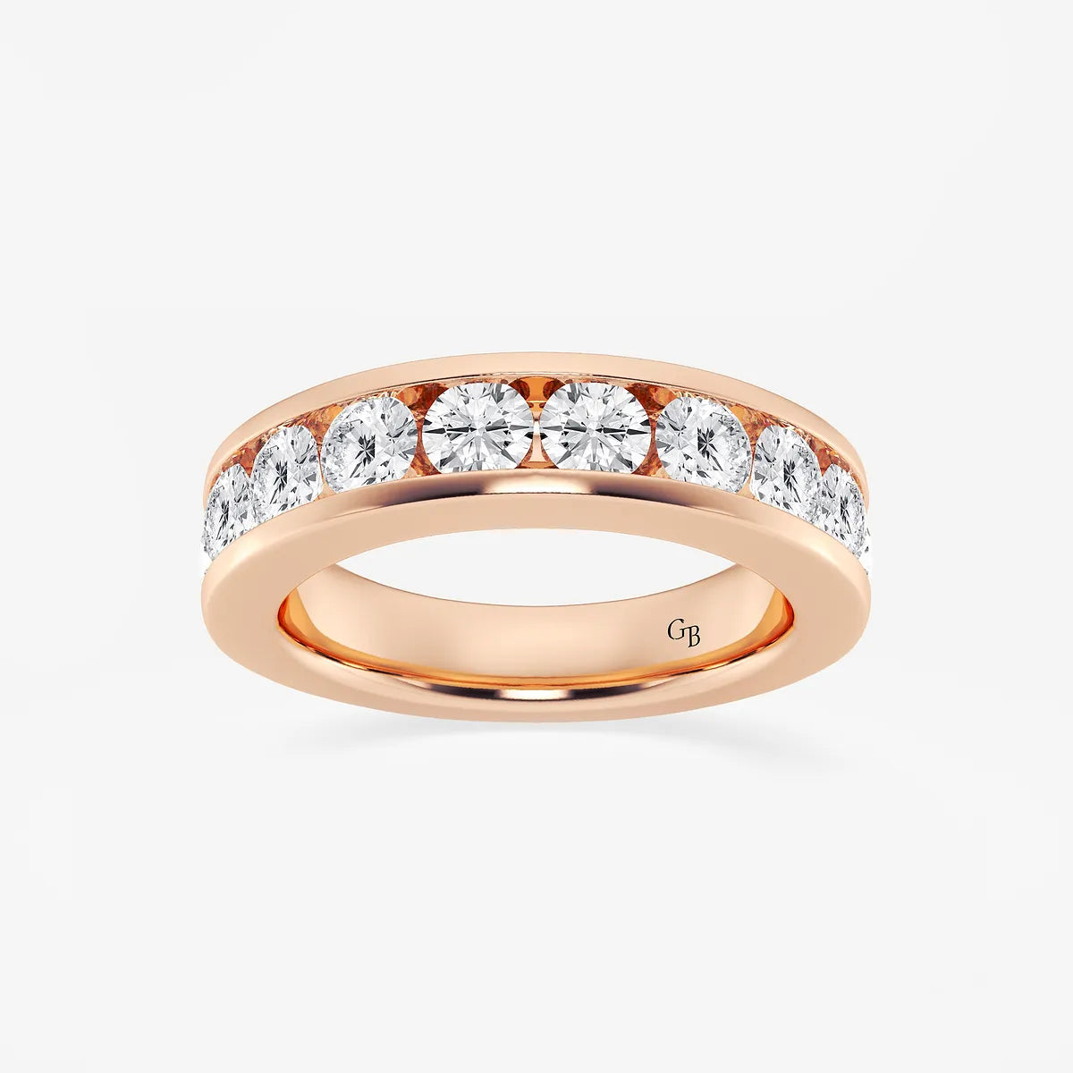 GWA049 - product video for 2 ctw Round Lab Grown Diamond Wedding Band