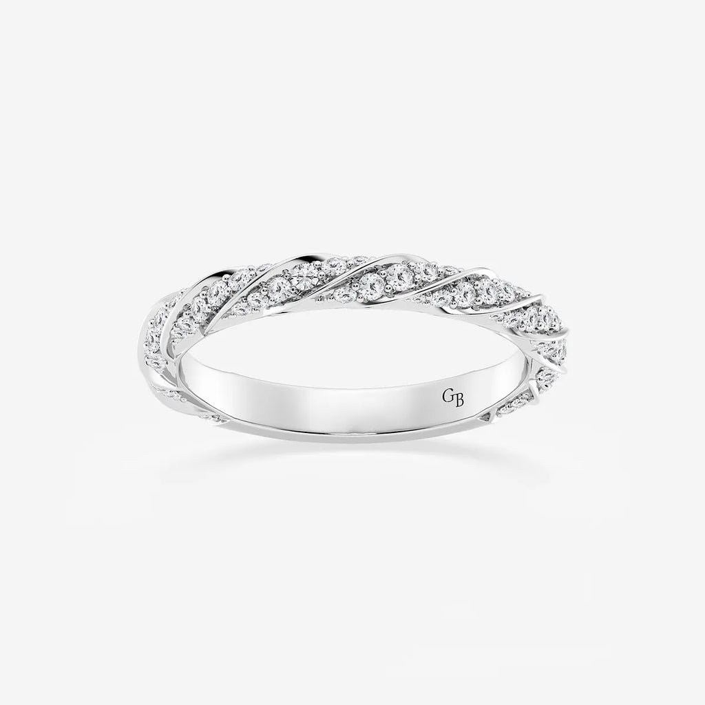 GWA053 - product video for 1/2 ctw Round Lab Grown Diamond Prong Set Wedding Band