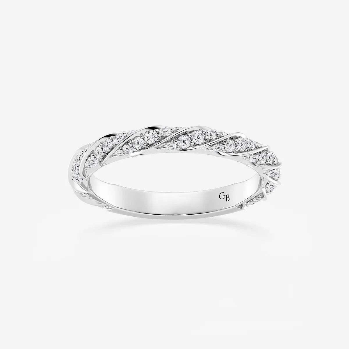 GWA053 - product video for 1/2 ctw Round Lab Grown Diamond Prong Set Wedding Band