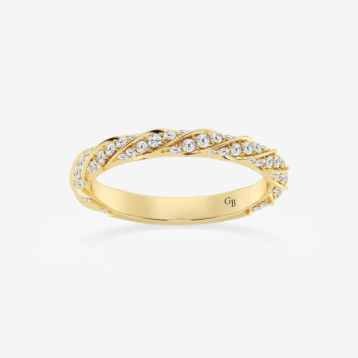 GWA053 - product video for 1/2 ctw Round Lab Grown Diamond Prong Set Wedding Band
