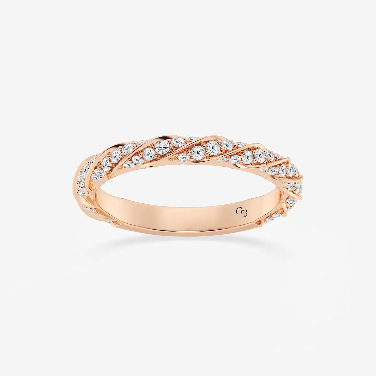 GWA053 - product video for 1/2 ctw Round Lab Grown Diamond Prong Set Wedding Band