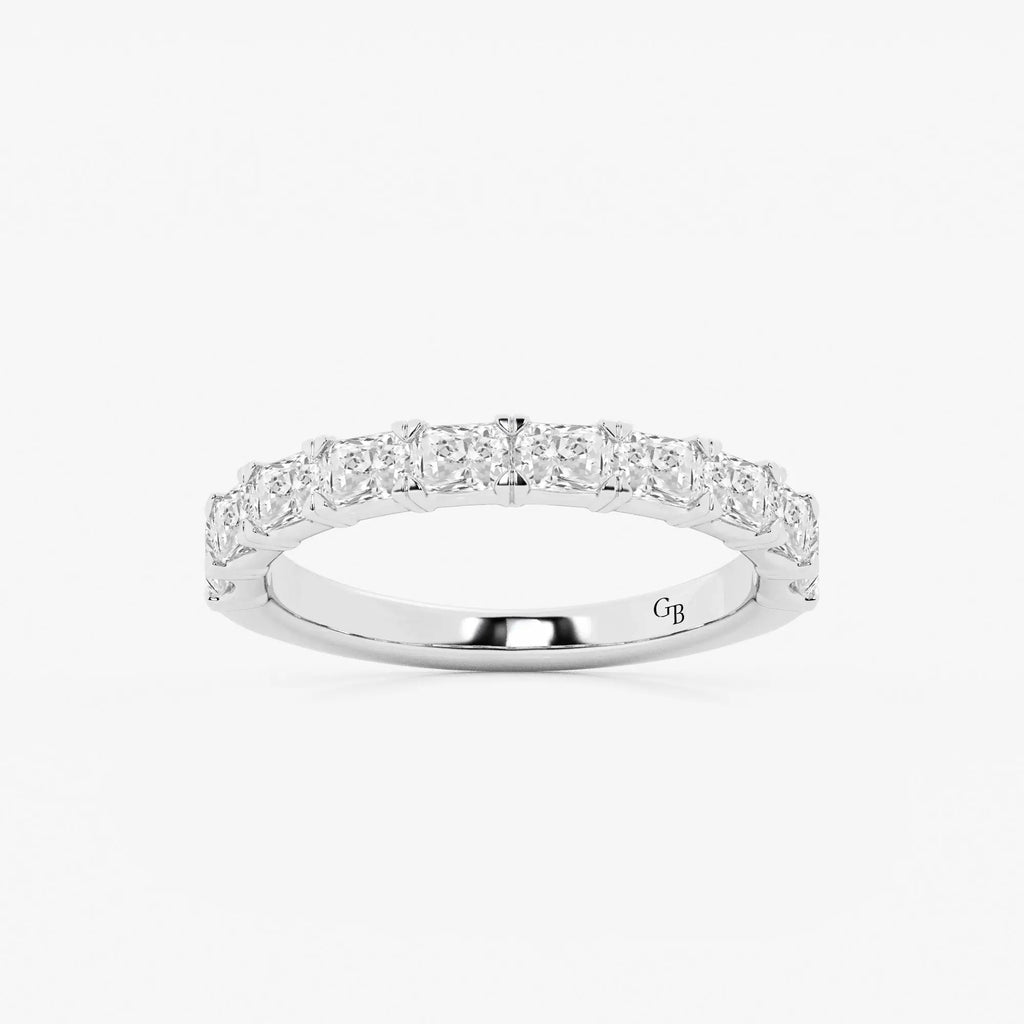 GWA055 - 1 1/6 ctw Radiant Lab Grown Diamond East-West Anniversary Band