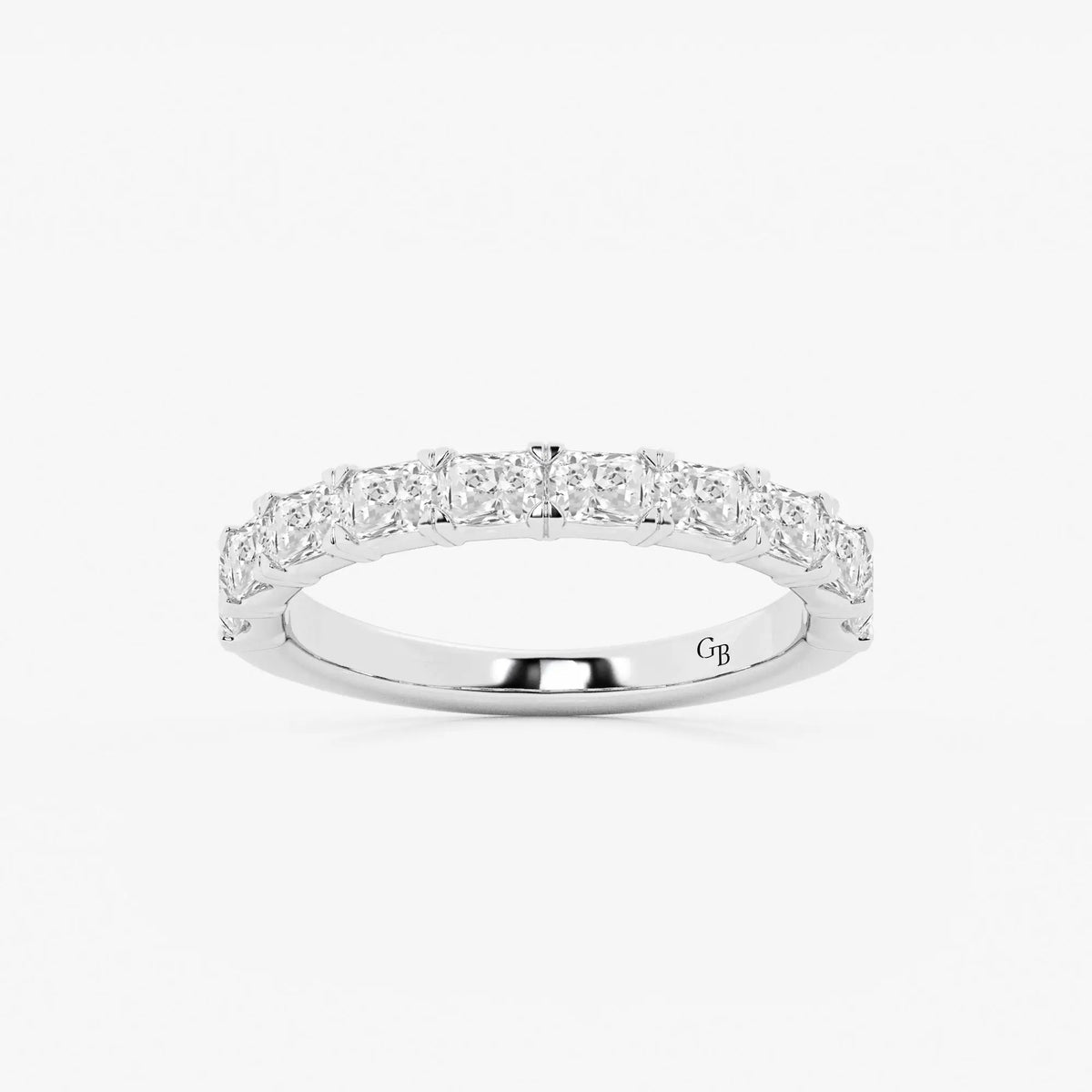 GWA055 - 1 1/6 ctw Radiant Lab Grown Diamond East-West Anniversary Band