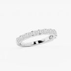 GWA055 - Additional Image 1 for  1 1/6 ctw Radiant Lab Grown Diamond East-West Anniversary Band