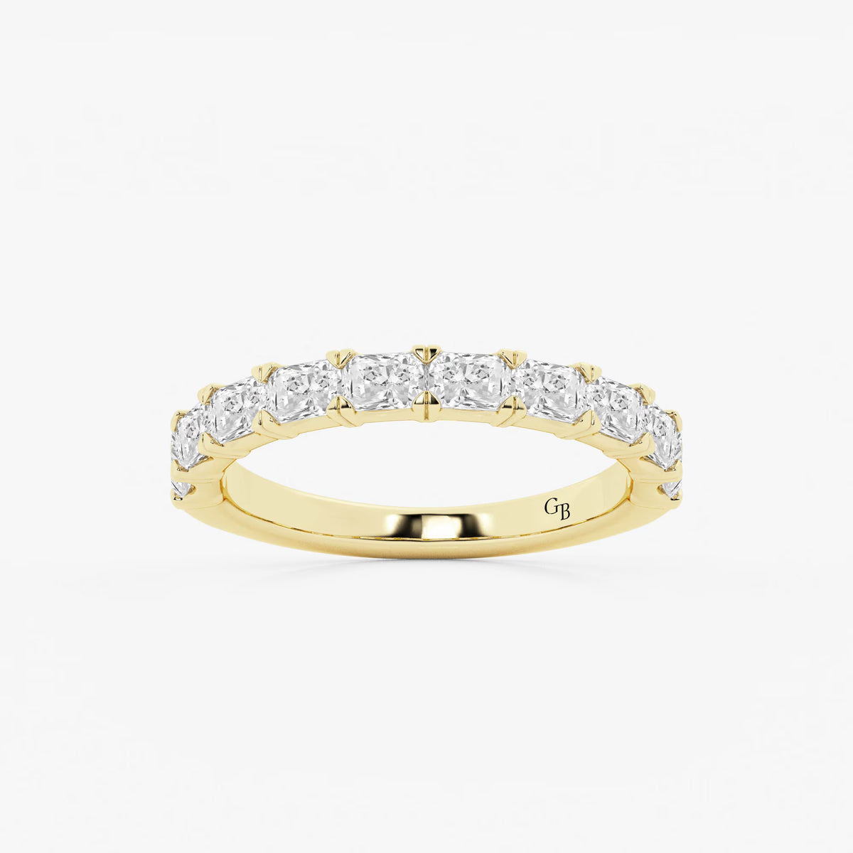 GWA055 - 1 1/6 ctw Radiant Lab Grown Diamond East-West Anniversary Band