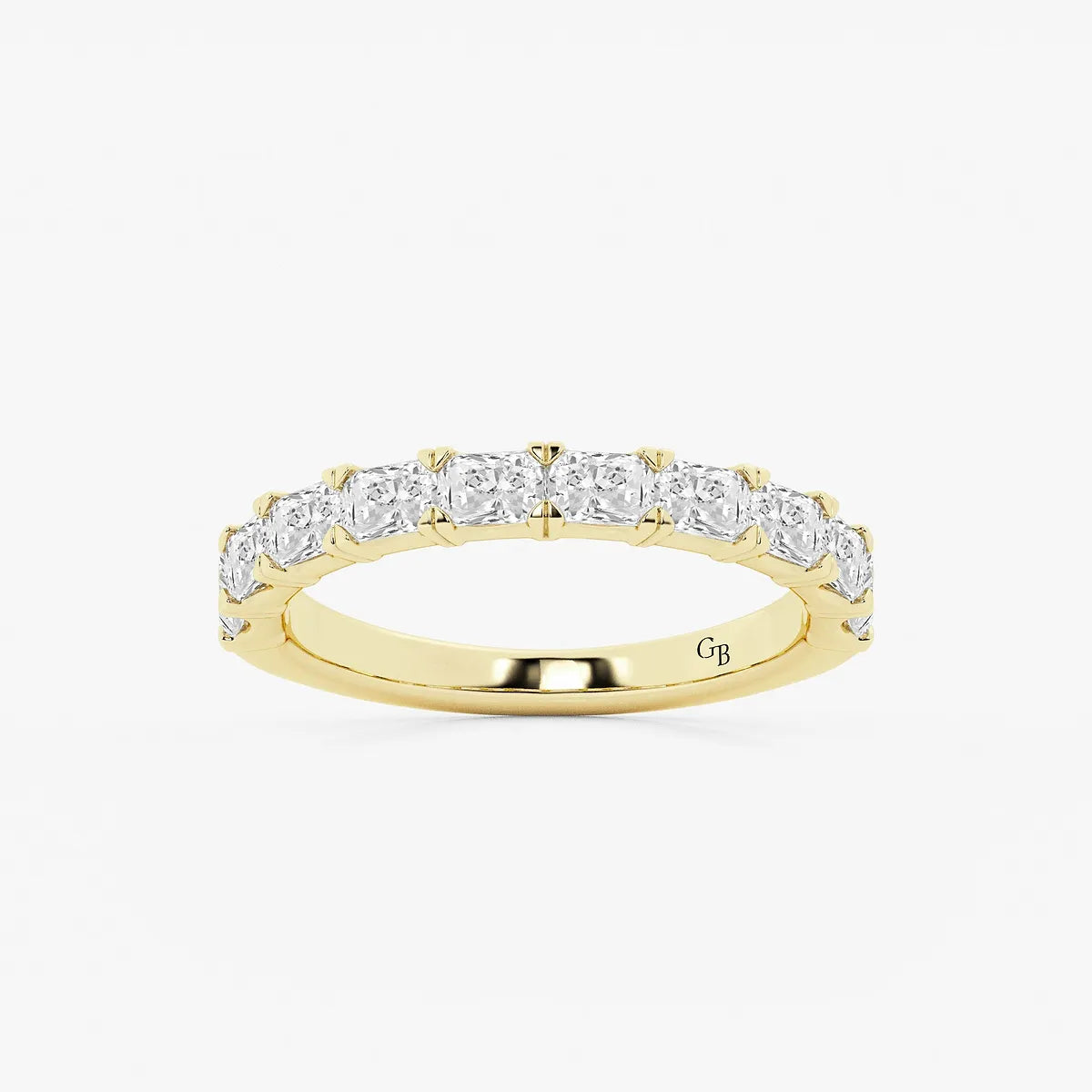 GWA055 - product video for 1 1/6 ctw Radiant Lab Grown Diamond East-West Anniversary Band