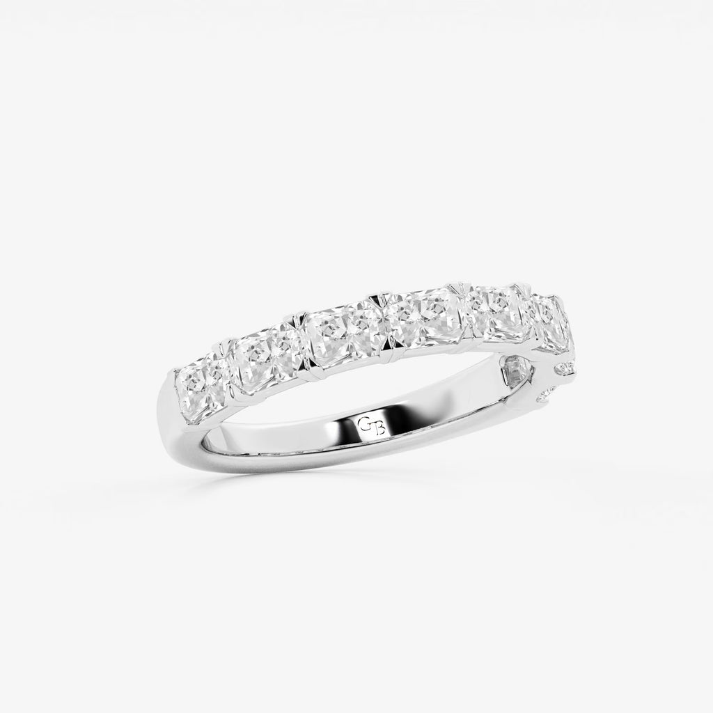 GWA055 - Additional Image 1 for  1 5/8 ctw Radiant Lab Grown Diamond East-West Anniversary Band