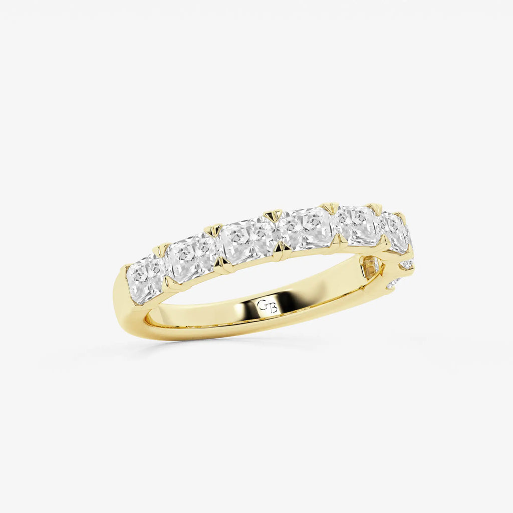 GWA055 - Additional Image 1 for  1 5/8 ctw Radiant Lab Grown Diamond East-West Anniversary Band