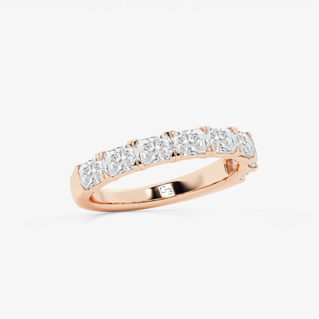 GWA055 - Additional Image 1 for  1 5/8 ctw Radiant Lab Grown Diamond East-West Anniversary Band