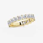 GWA056 - Additional Image 1 for  3 ctw Princess Lab Grown Diamond Three Quarter Eternity Wedding Band