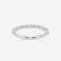 GWA058 - 1/2 ctw Round and Baguette Lab Grown Diamond Eleven Stone Wedding Band