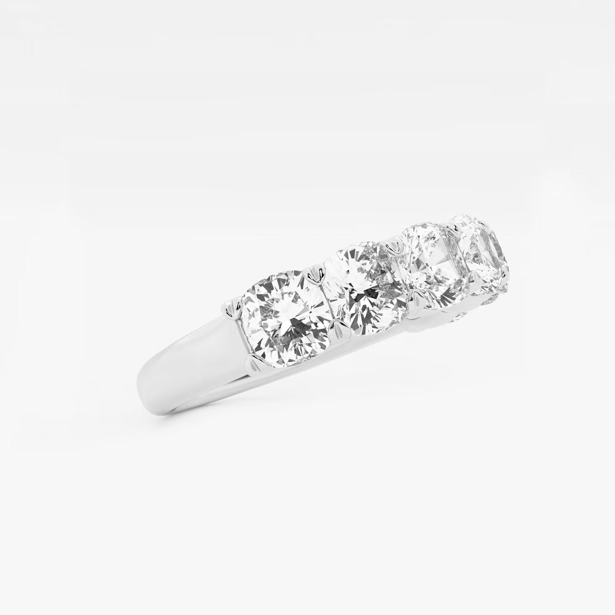 GWA059 - Additional Image 1 for  2 7/8 ctw Cushion Lab Grown Diamond Seven-Stone Anniversary Band