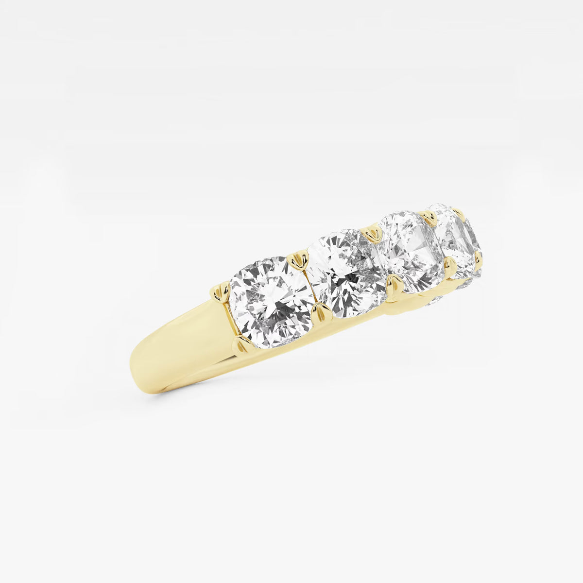 GWA059 - Additional Image 1 for  2 7/8 ctw Cushion Lab Grown Diamond Seven-Stone Anniversary Band