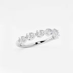 GWA060 - Additional Image 1 for  1 ctw Pear Lab Grown Diamond Floating Anniversary Band