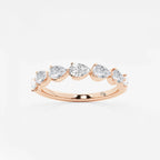 GWA060 - product video for 1 ctw Pear Lab Grown Diamond Floating Anniversary Band