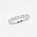 GWA060 - Additional Image 1 for  1 1/2 ctw Pear Lab Grown Diamond Floating Anniversary Band