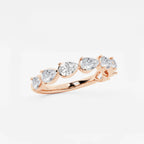 GWA060 - Additional Image 1 for  1 1/2 ctw Pear Lab Grown Diamond Floating Anniversary Band