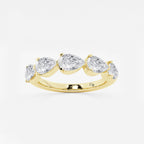 GWA060 - product video for 2 ctw Pear Lab Grown Diamond Floating Anniversary Band