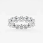 GWA062 - product video for 2 ctw Marquise Lab Grown Diamond Alternating Eternity Band - 4.4mm Width